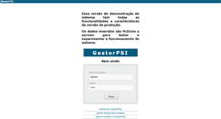 Desktop Screenshot of demo.gestorpsi.com.br